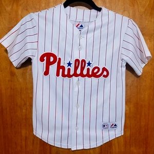 Phillies Utley 26 Jersey Youth Small